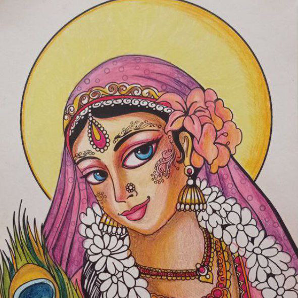 PAINTING MEDITATION - RADHARANI